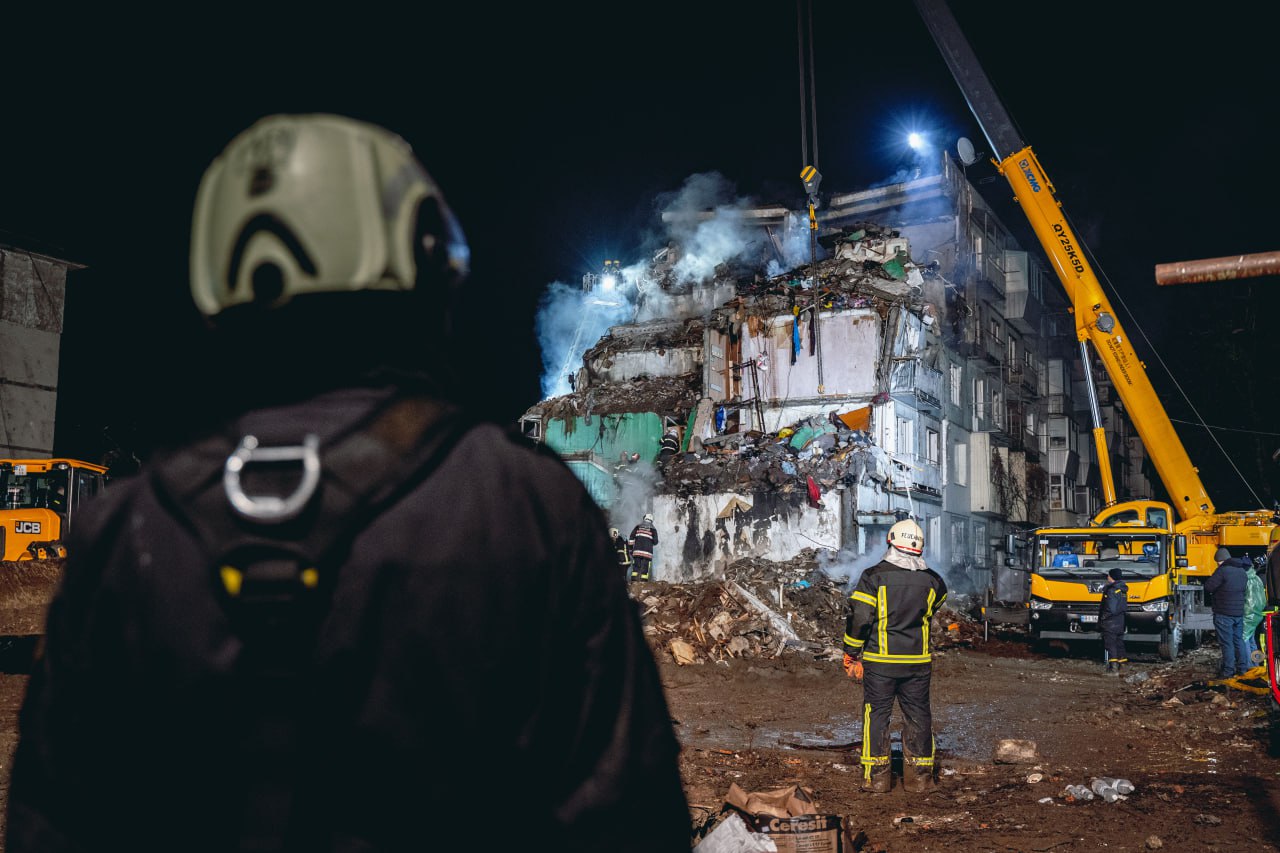 Наслідки обстрілу Полтави 1 лютого