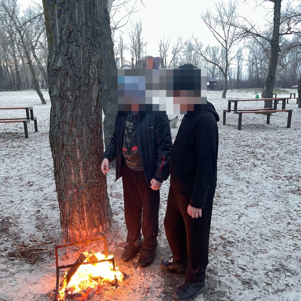 Врятовані на Полтавщині підлітки