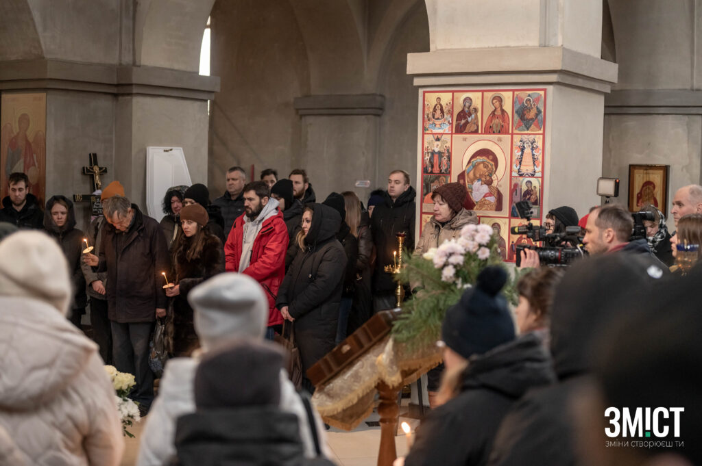 Прощання із загиблою Анастасією Кольвах