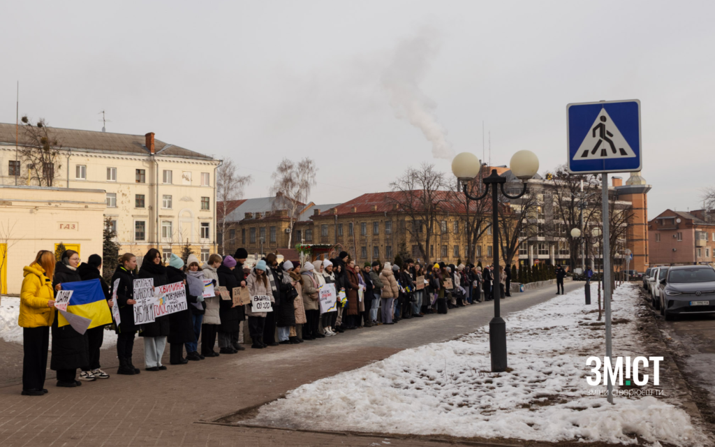 Студенти на акції пам'яті у Полтаві