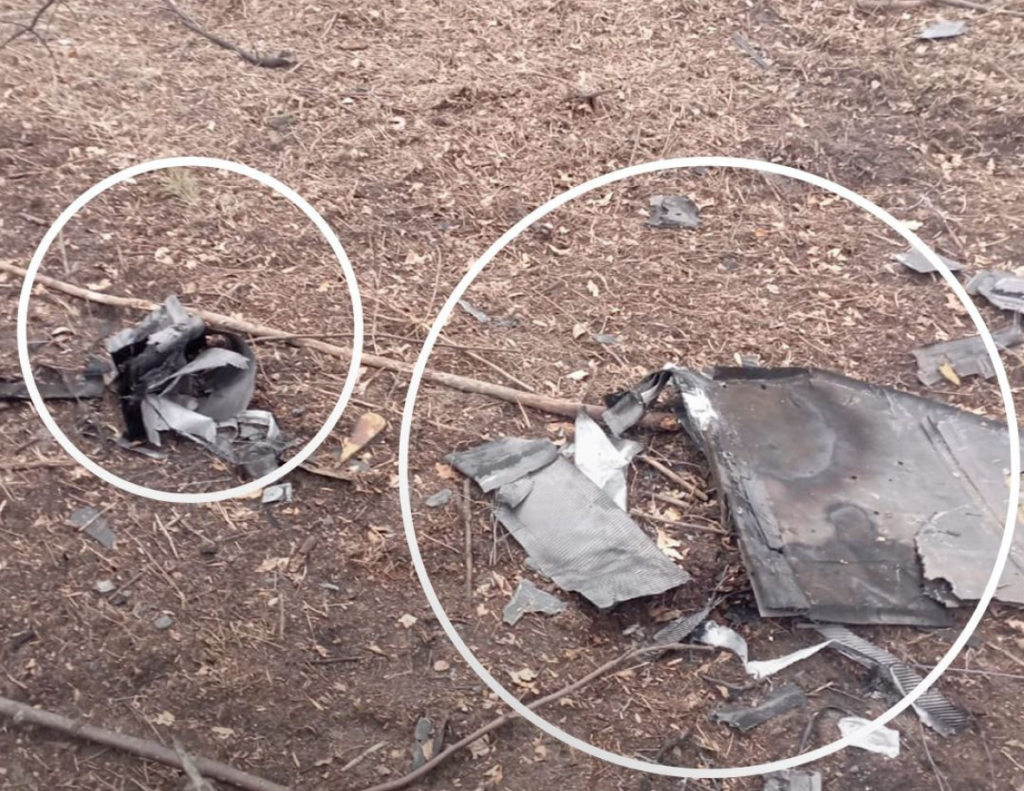 Знищені дрони на Полтавщині