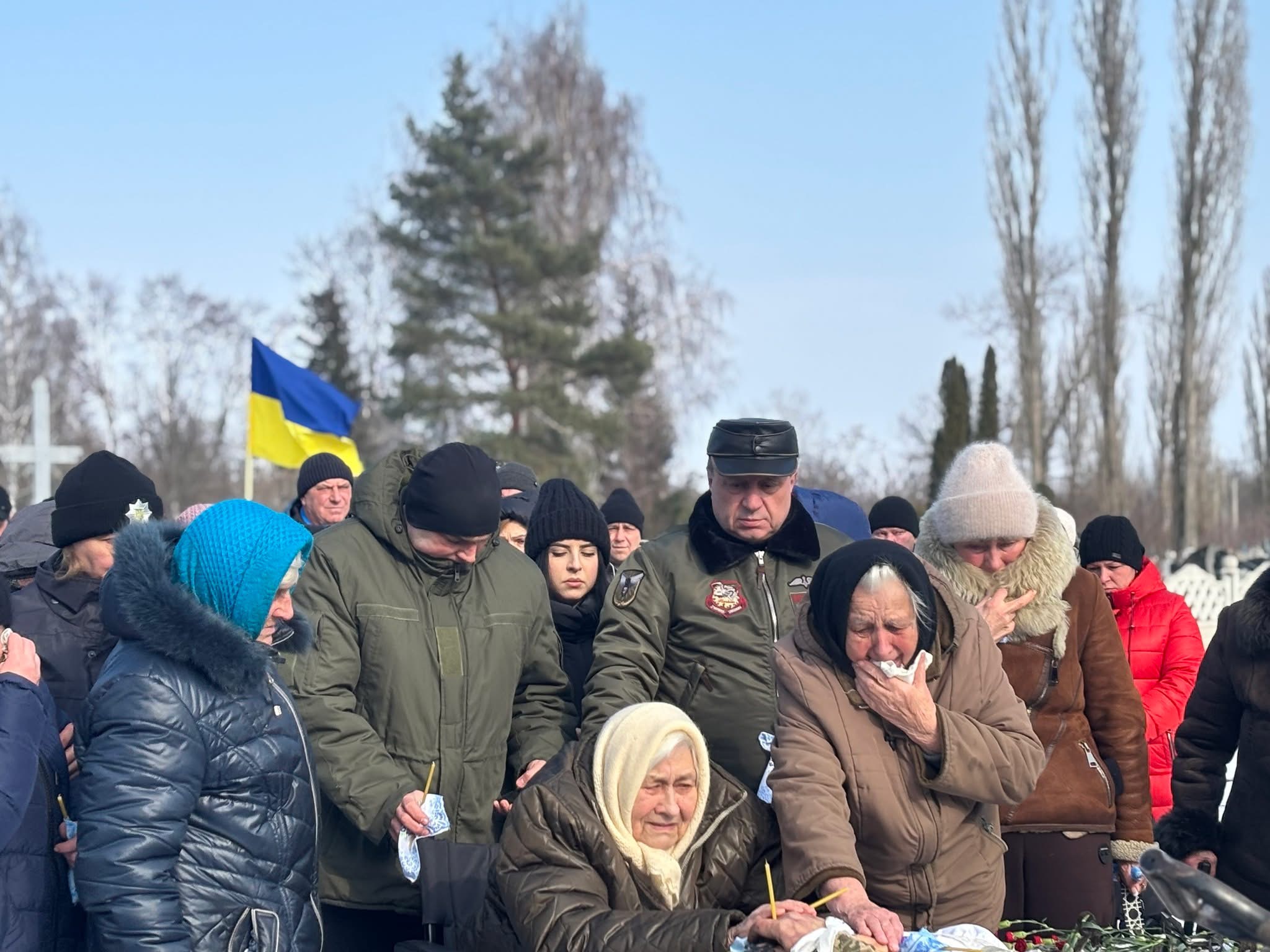 Прощання з воїном.