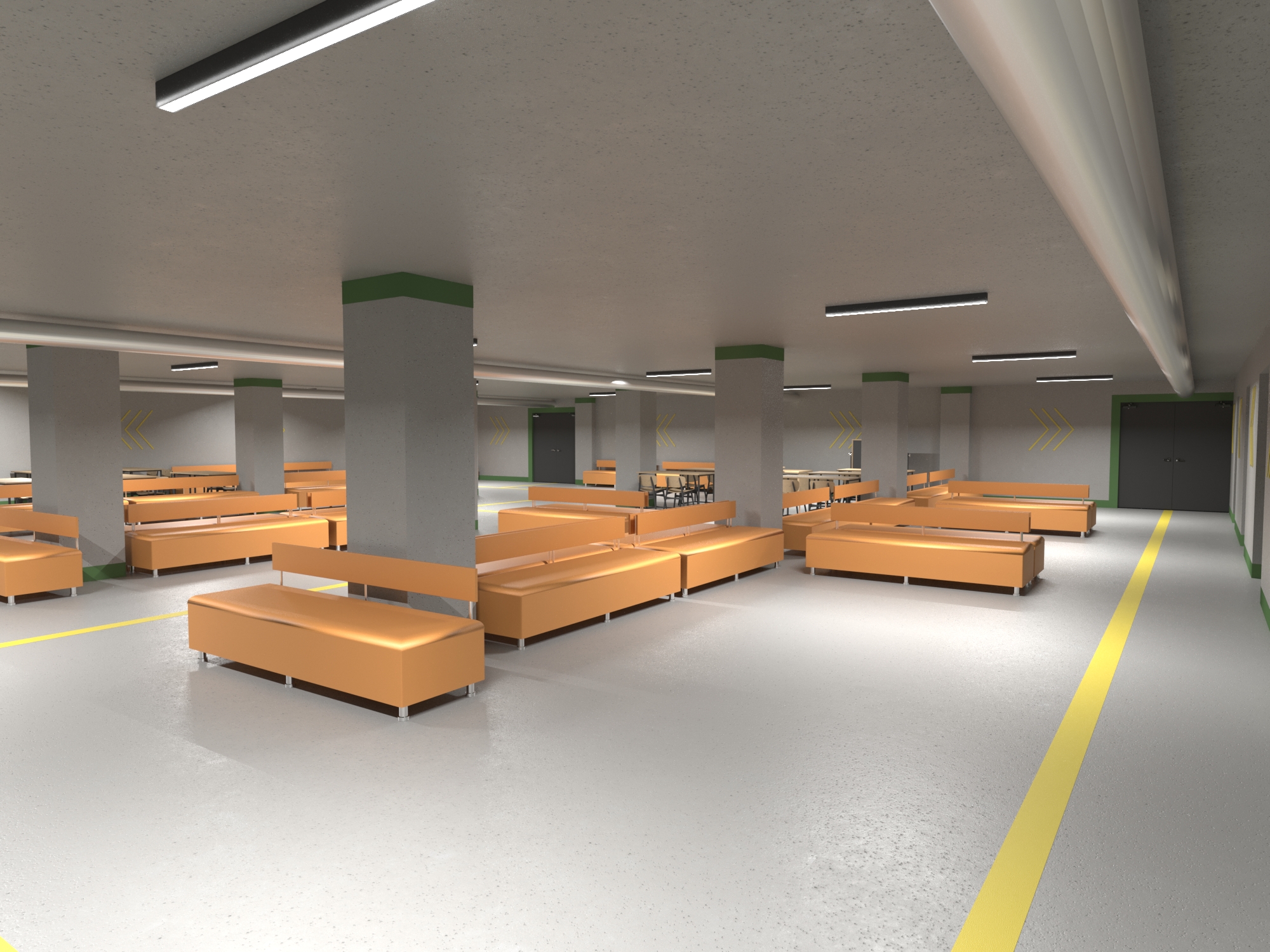 Вигляд всередині укриття після побудови