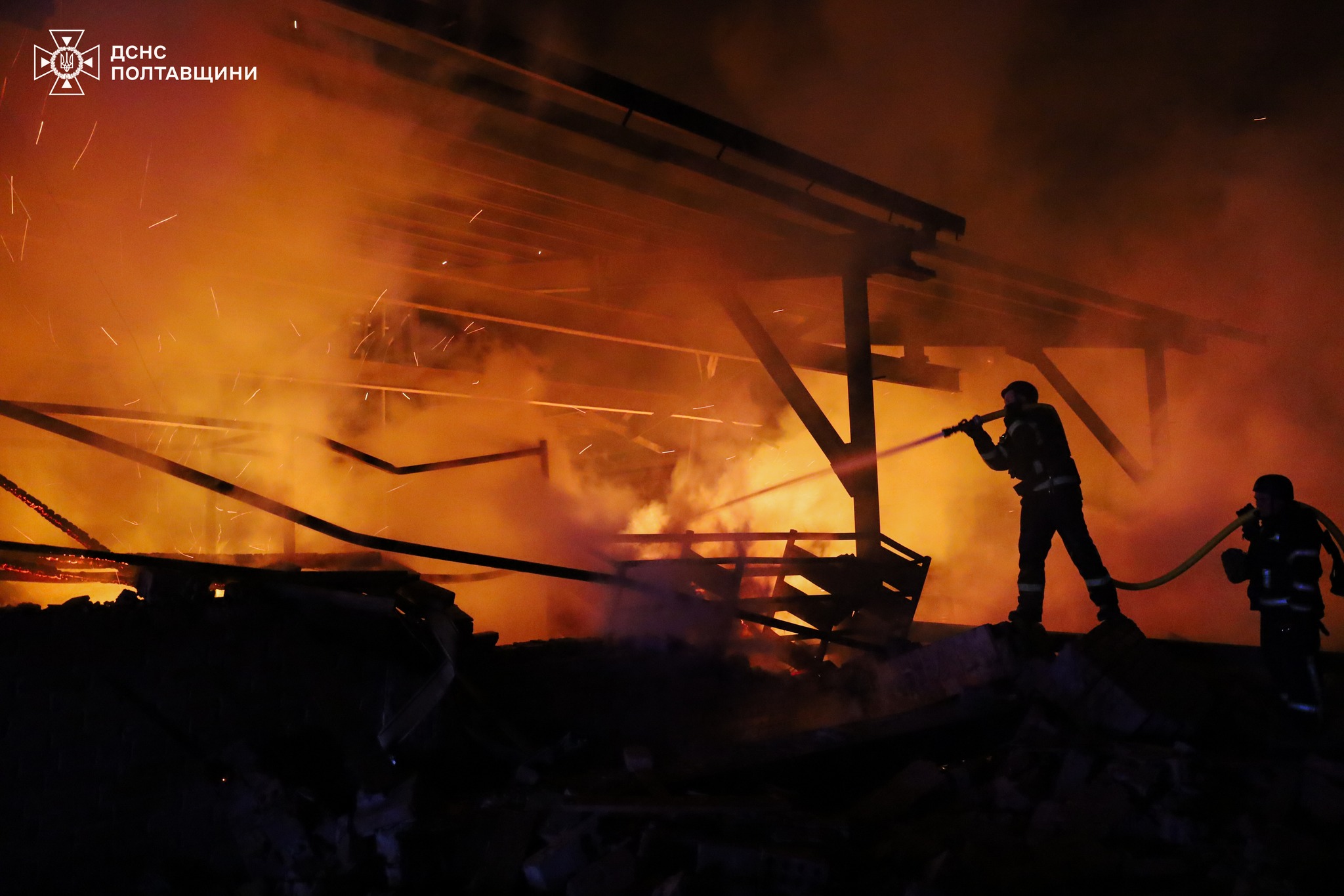 Ліквідація наслідків атаки російськими дронами