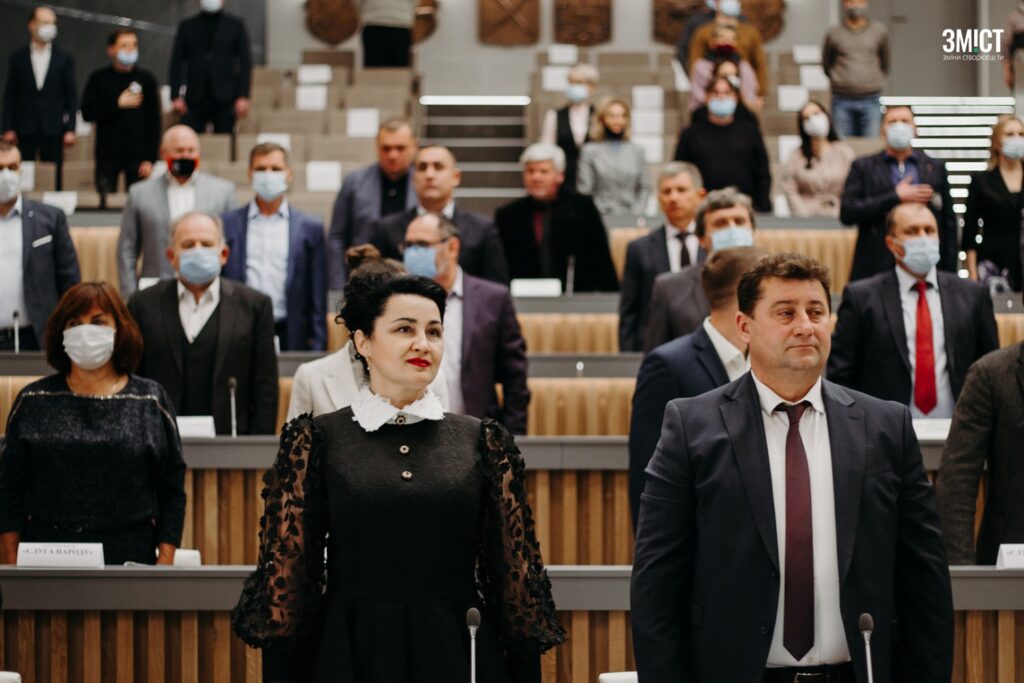 Людмила Мірошніченко на першому засіданні нової каденції Полтавської обласної ради у 2020 році