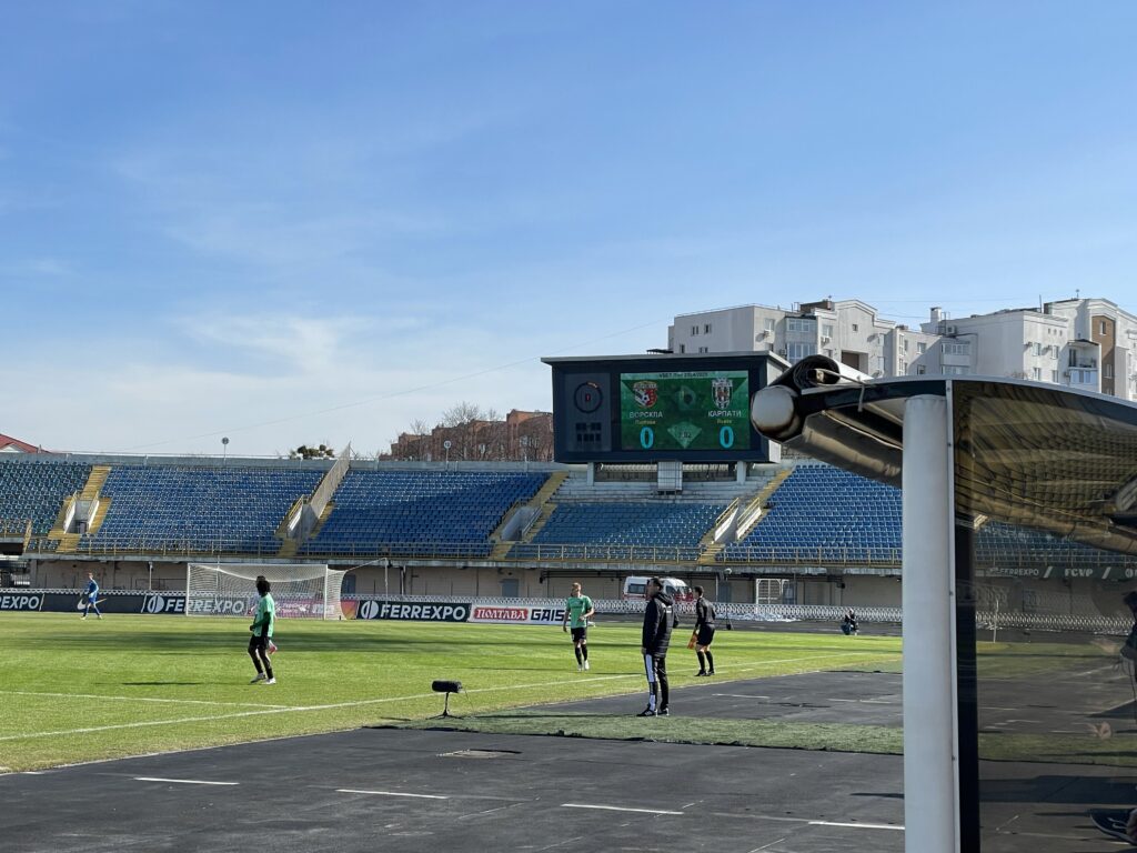 Перший матч на полтавському стадіоні «Ворскла» імені Бутовського у 2025 році