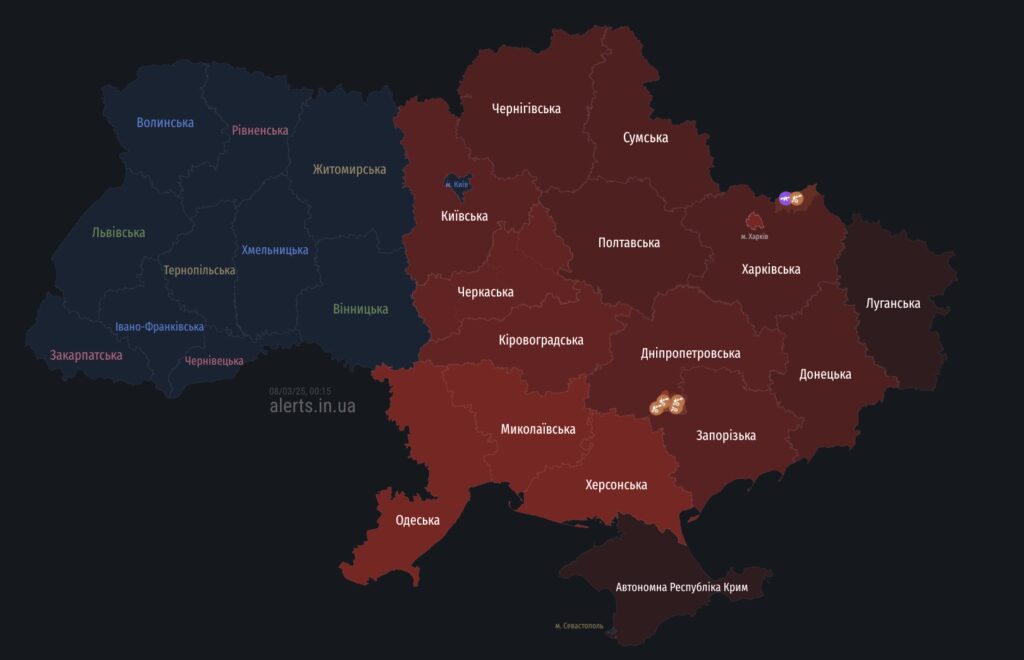 Дрони атакують Полтавщину: тривога триває більше трьох годин