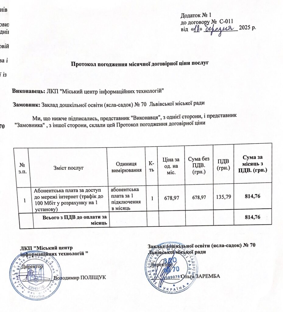 Монополія та переплата за інтернет для шкіл Полтави: ціна за 100 Мбіт/с майже вдвічі вища, аніж у Києві та Львові.