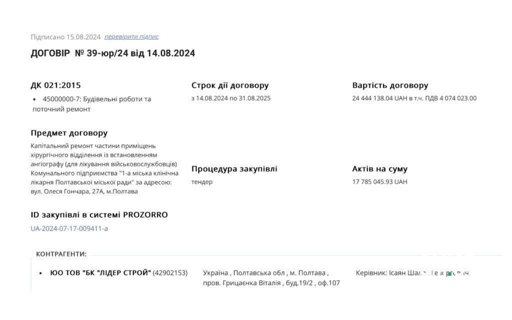Ангіографа за 46 мільйонів гривень у Полтаві не буде ще рік – у проєкті забули стерилізаційну