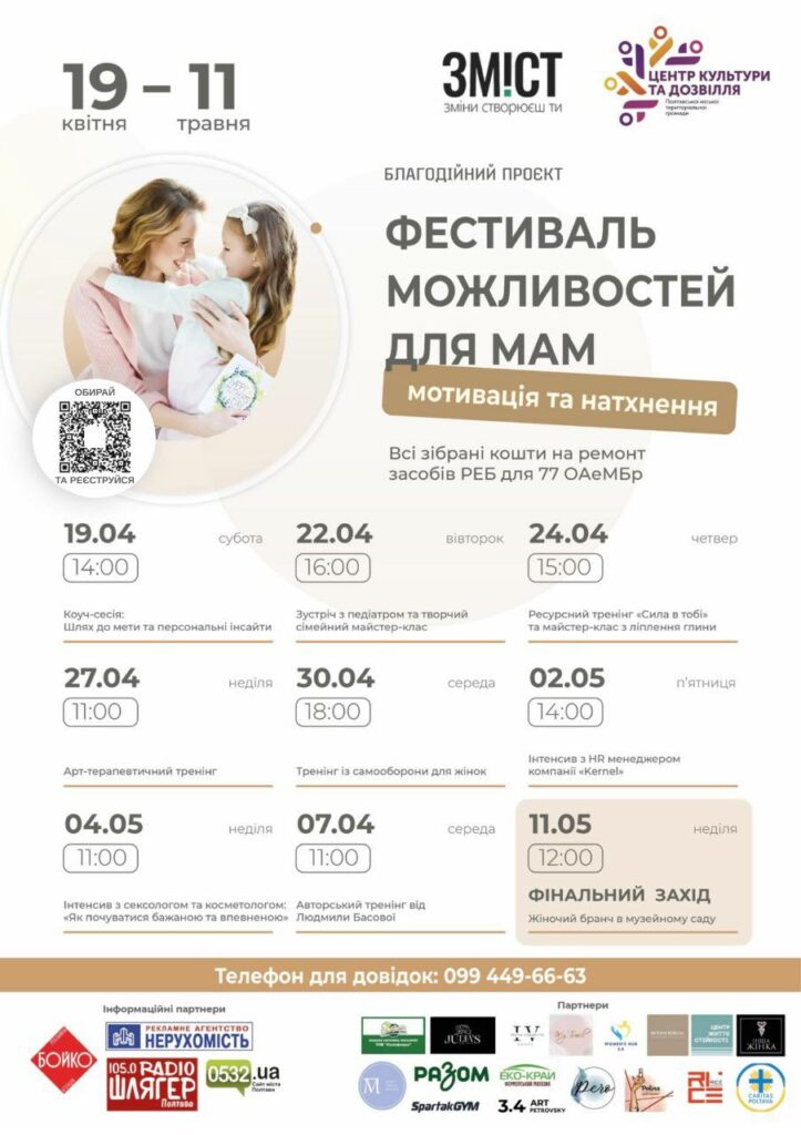 Фестиваль можливостей для мам у Полтаві