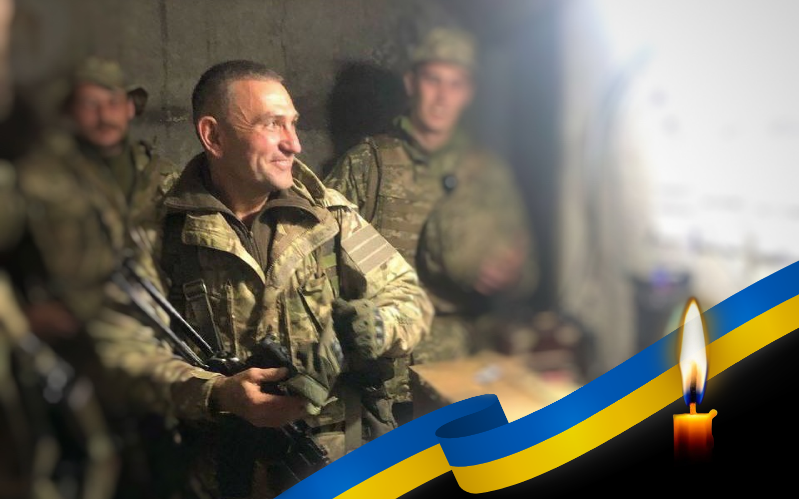 Воїн Віталій Козер під час завдання