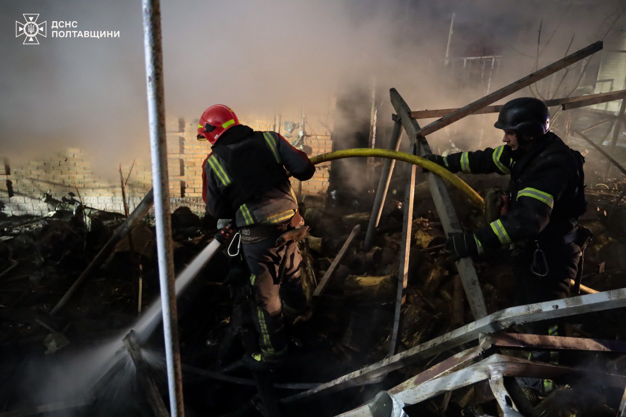 Ліквідація наслідків обстрілу Полтави 23 квітня 2025 року