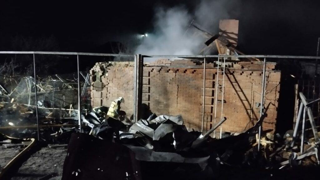 через атаку дронів пошкождення в Полтаві