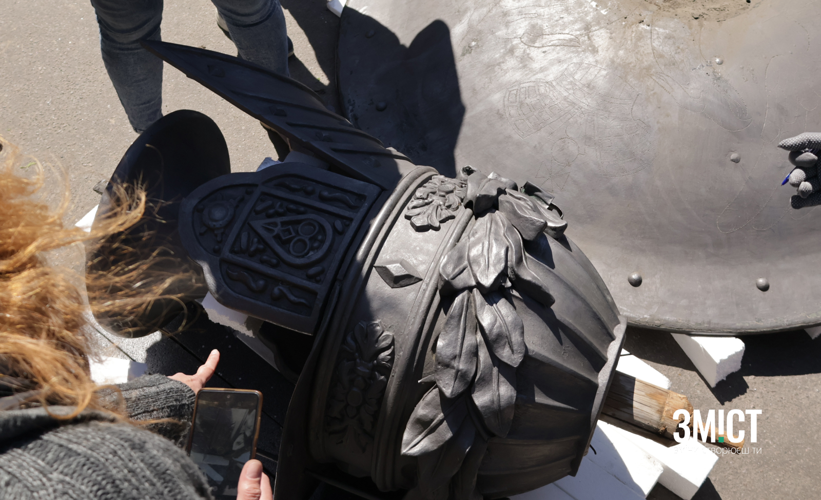 Один з демонтованих елементів памʼятки