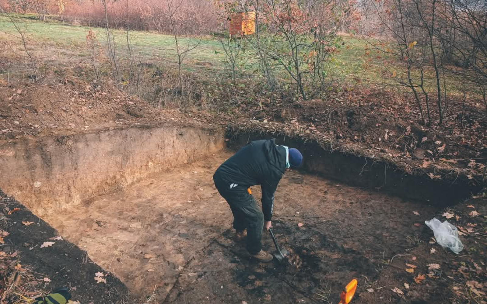Ілюстрація археологічних розкопок.