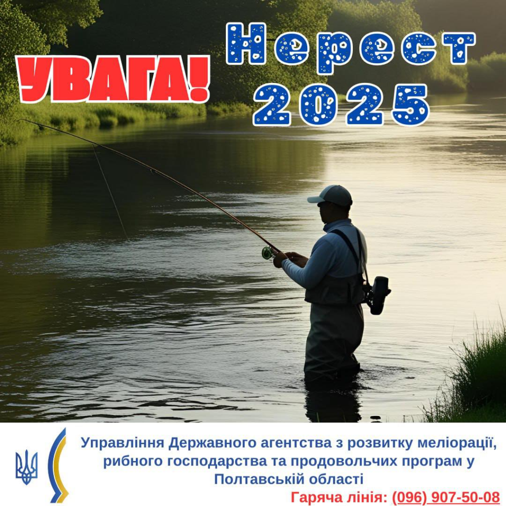 Рибоохорона просить повідомляти про порушення правил рибальства до гарячої лінії.