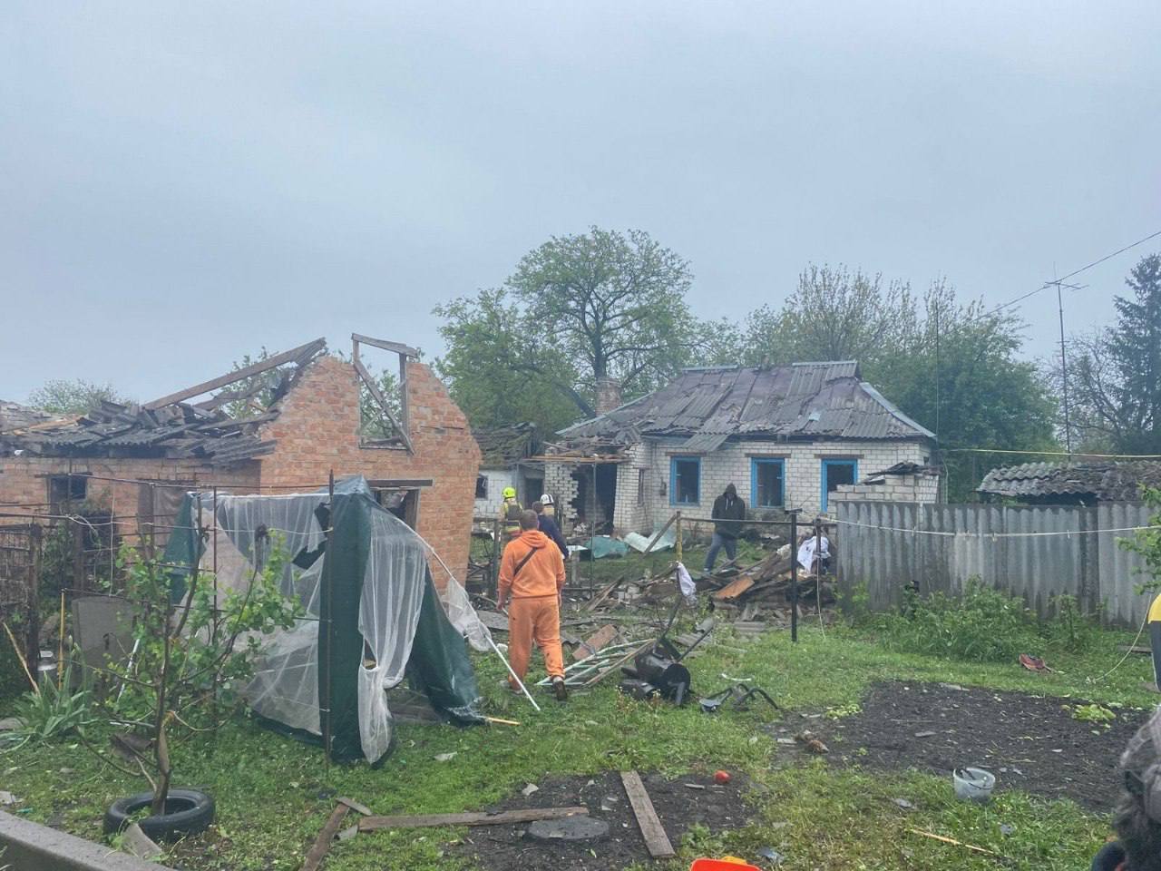 Наслідки обстрілу Полтавщини