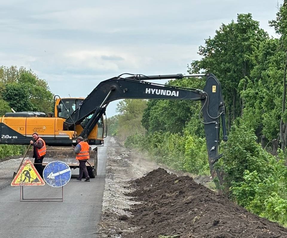 Ремонт доріг на Полтавщині