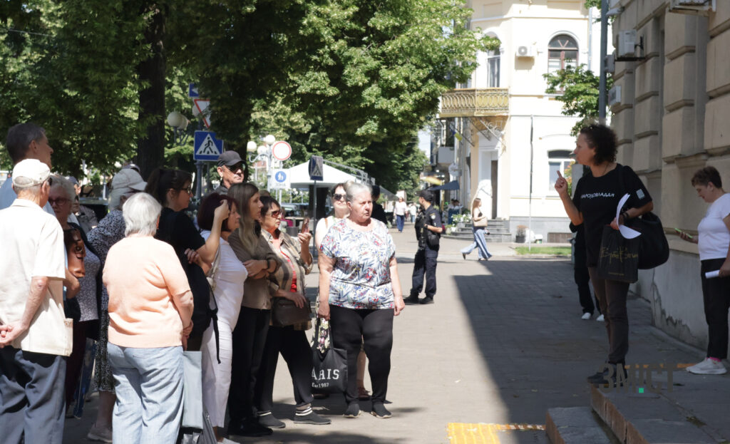 Протест під судом у Полтаві