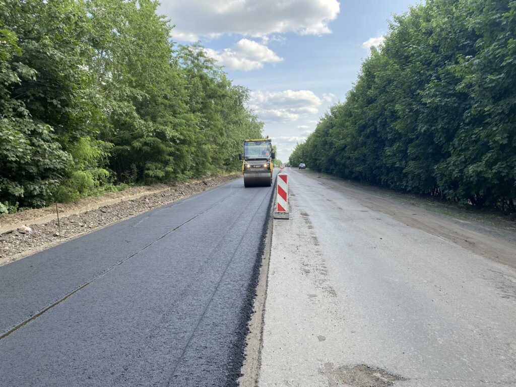 ремонт доріг Н-12 Диканька Опішня