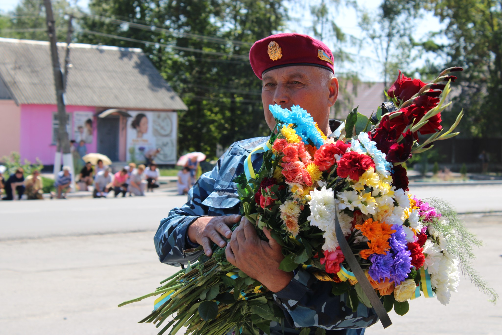 Почесна варта під час прощання
