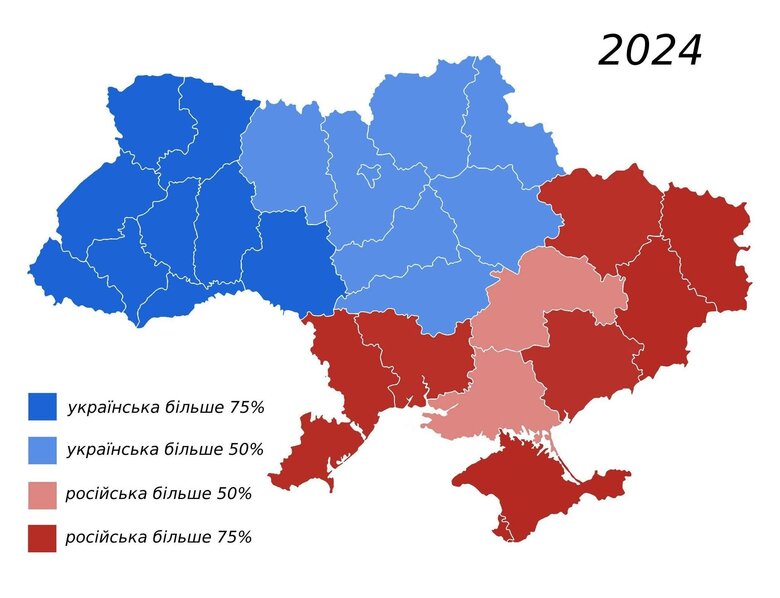 Українська мова стала популярнішою за російську серед користувачів Google на Полтавщині