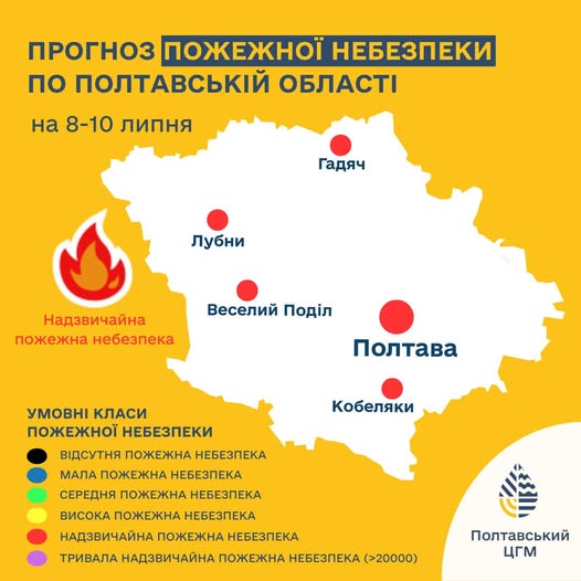 спека на Полтавщині