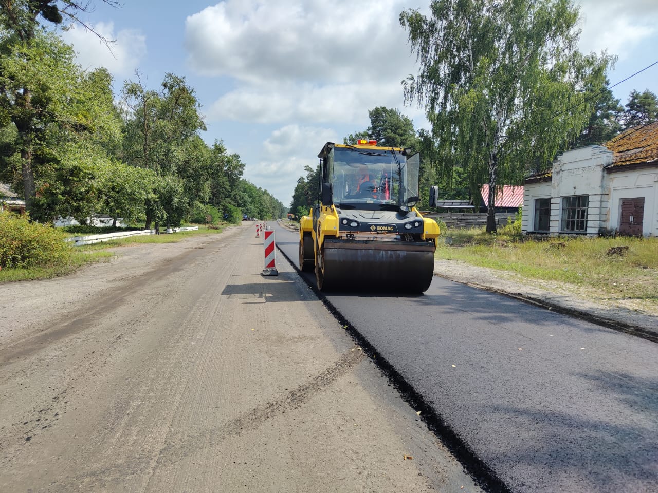 Ремонт доріг на Полтавщині