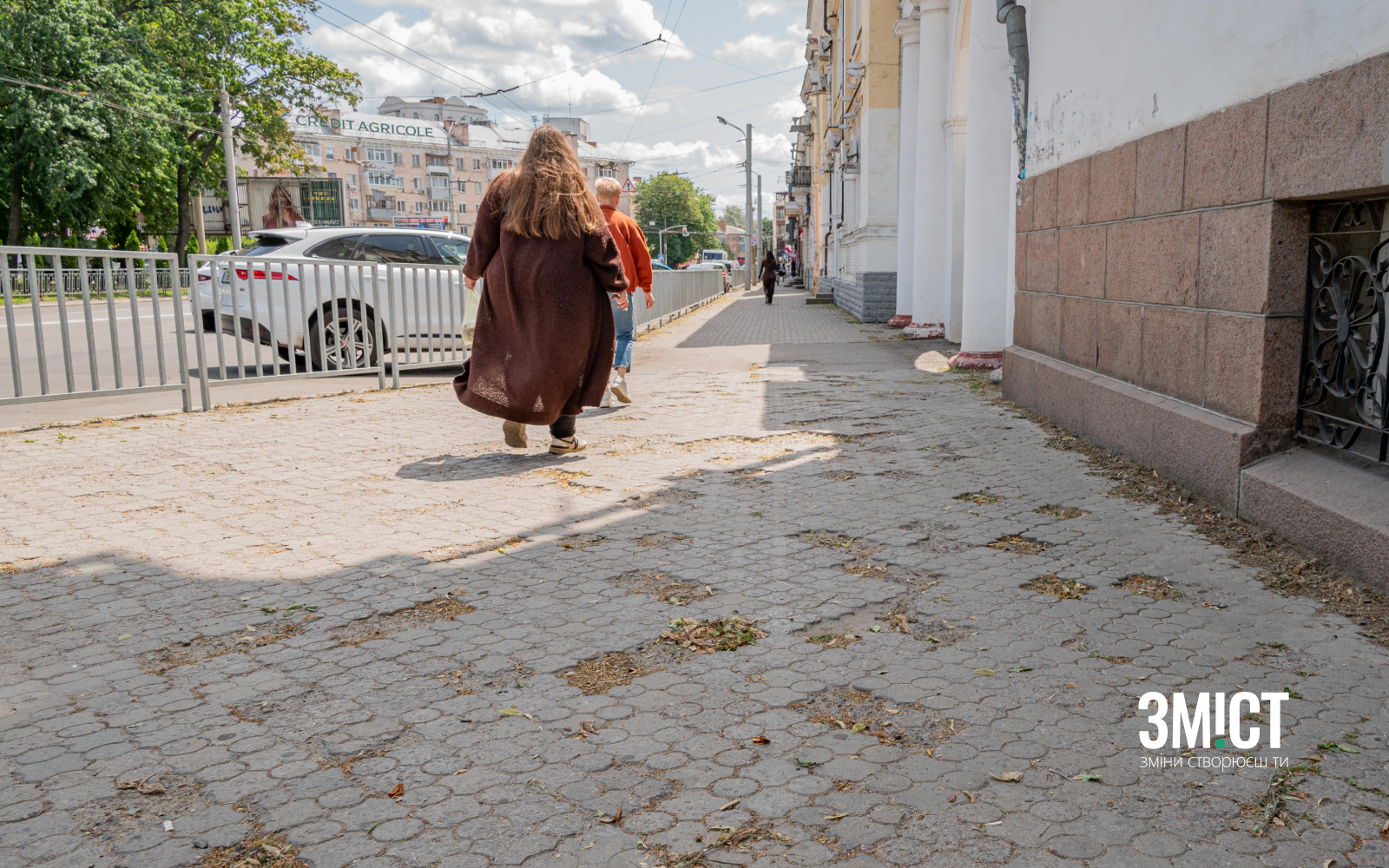 Тротуар вул. Соборності від вул. 1100-річчя, який планують ремонтувати