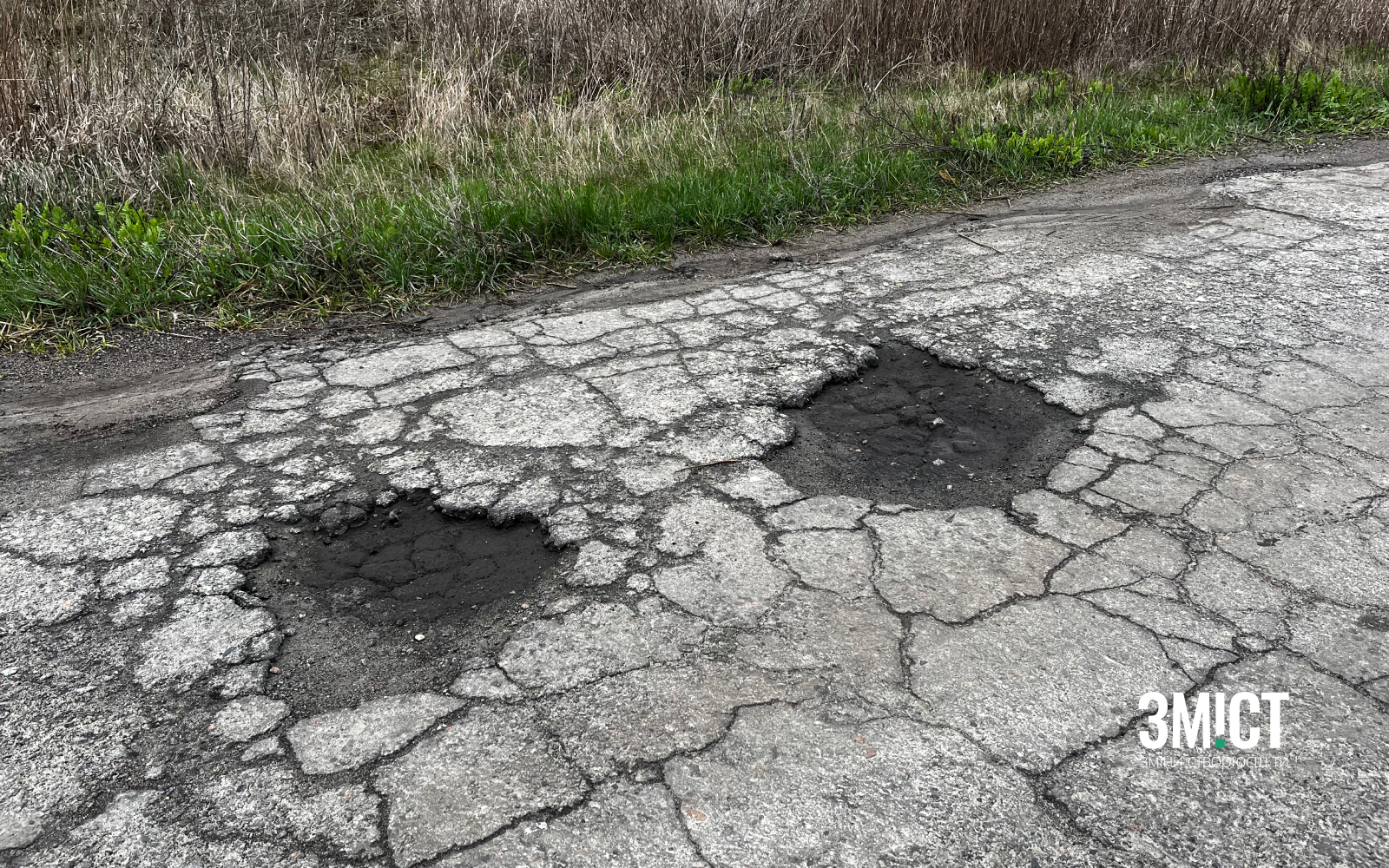 Ілюстративне фото. Дорога в одному зі старостатів Полтавської громади