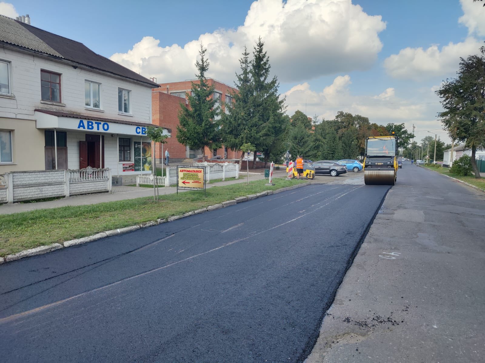 Ремонт дороги Суми – Полтава