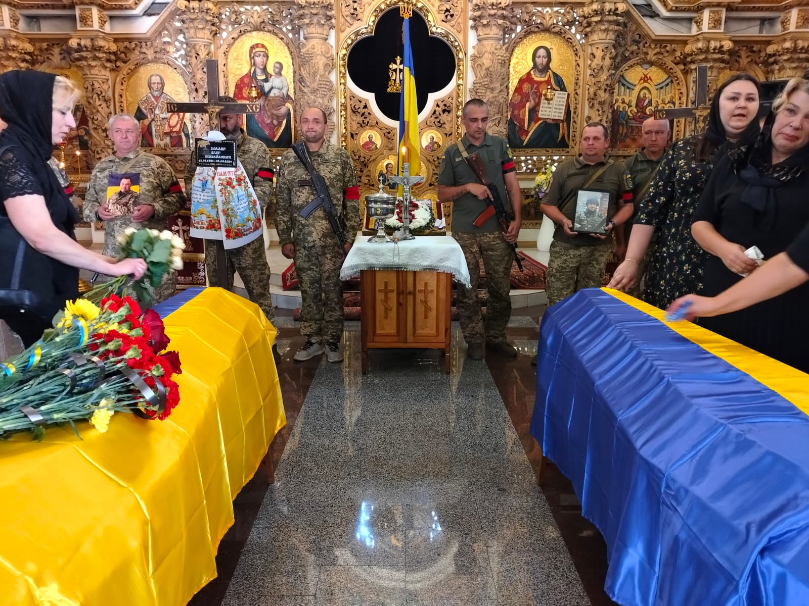 Прощання з воїнами