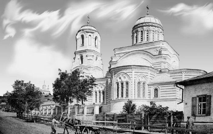 Церква Різдва Богородиці. Початок XX століття. Джерело: Стара Полтава.