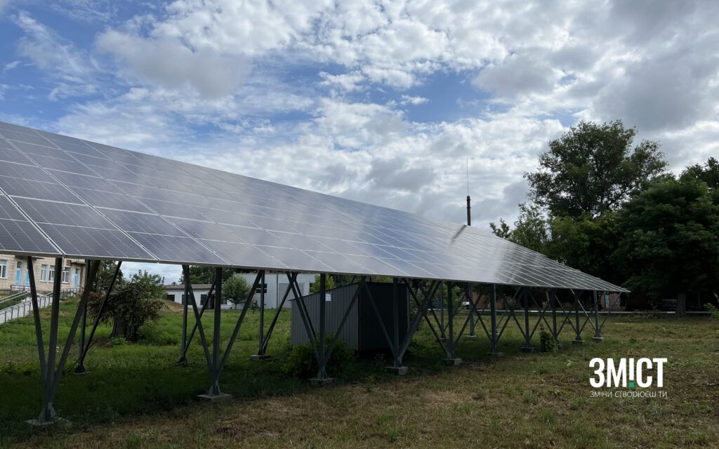 Сонячна електростанція в лікарні Миргорода