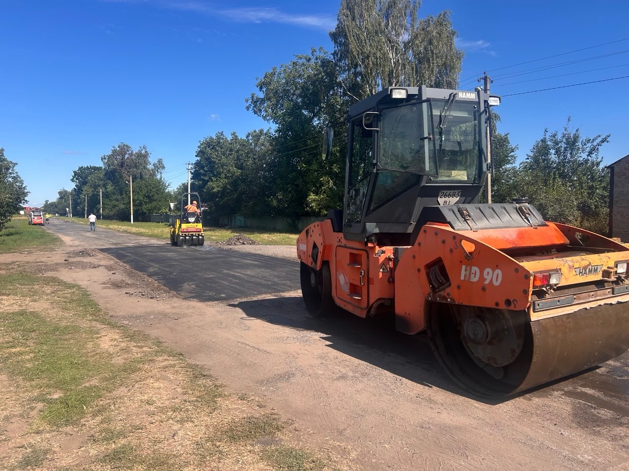 Ілюстративне фото. Ремонт дороги на Полтавщині