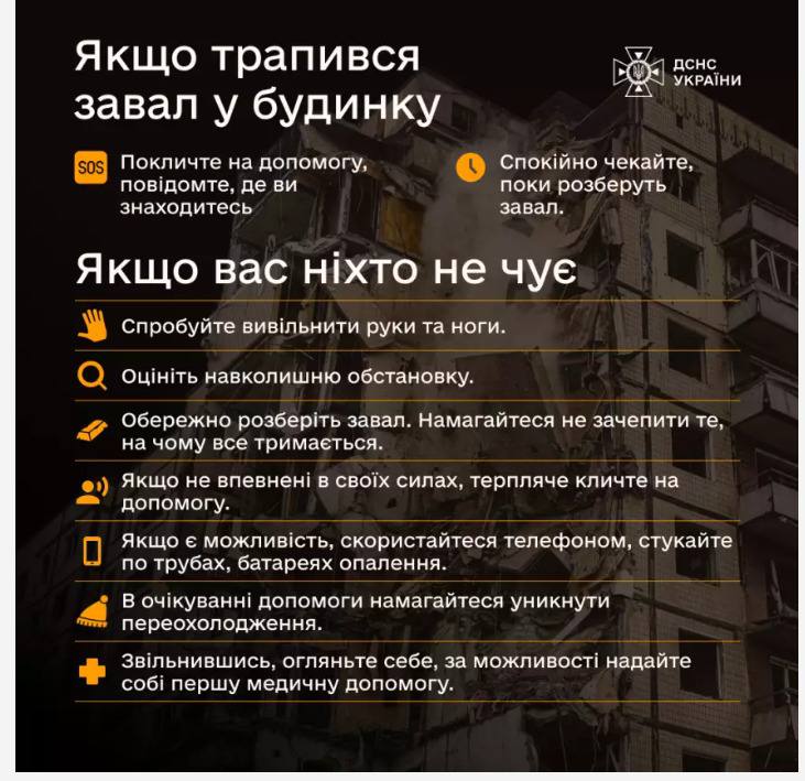 що робити завал під завалами