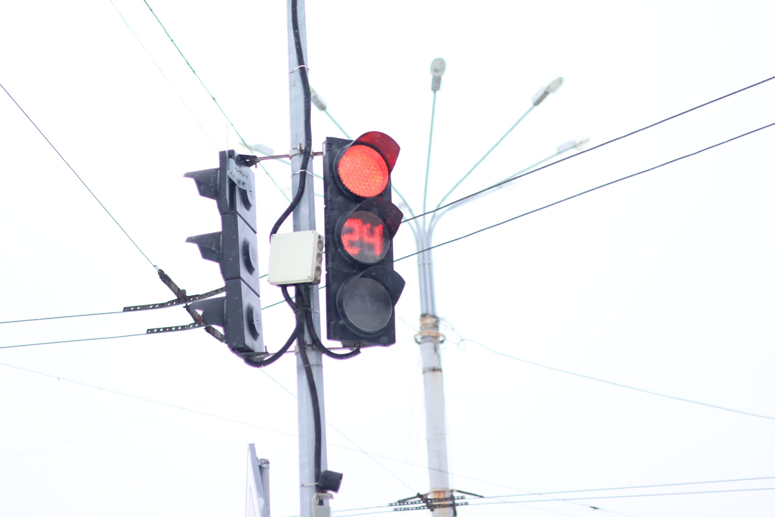 Світлофор у Полтаві.