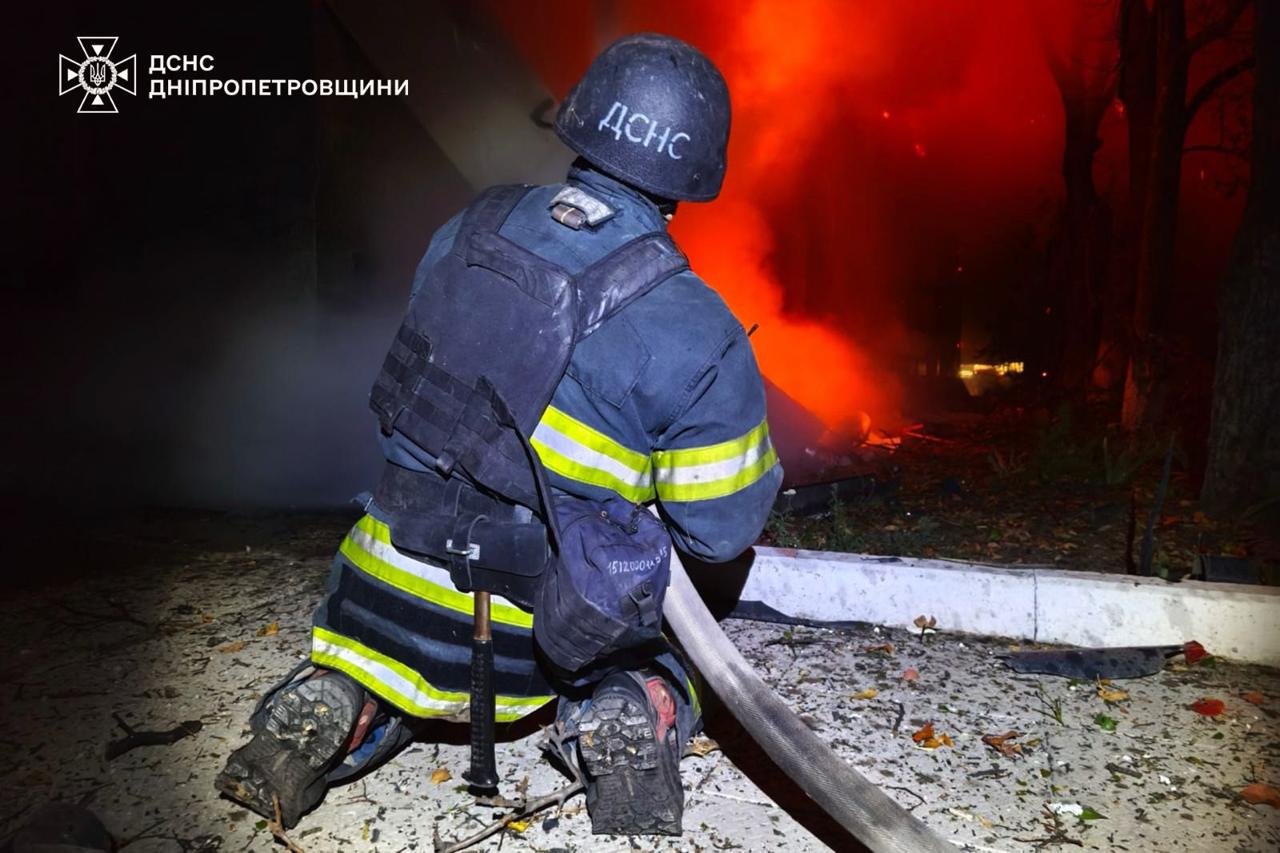 Ліквідація наслідків обстрілу на Дніпропетровщині