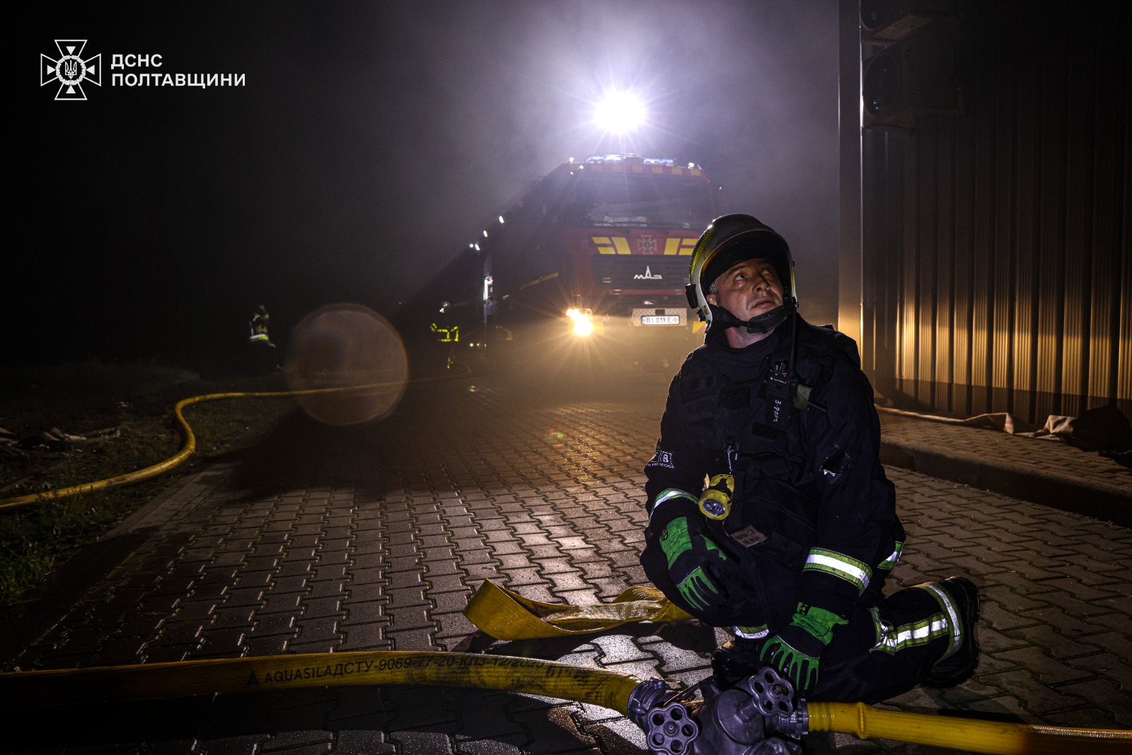 Ліквідація наслідків обстрілу Полтави 18 жовтня