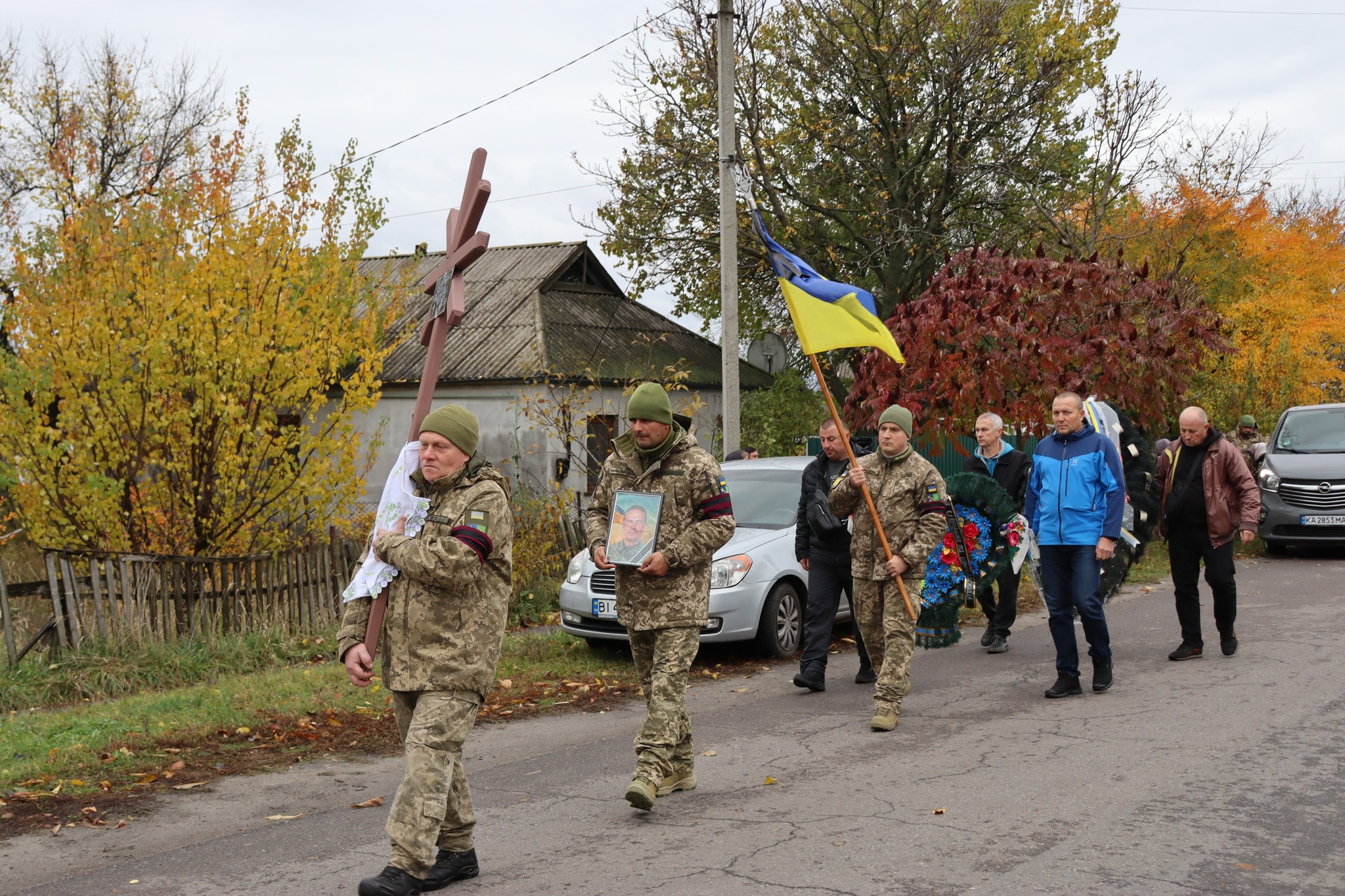Прощання з воїном.