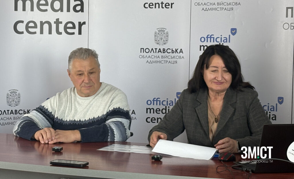 Сергій Чумак та Катерина Клавдієва На брифінгу 30 жовтня директорка Полтавського обласного центру зайнятості Катерина Клавдієва розповіла ЗМІСТу, чи є робота для ветеранів у Полтаві: