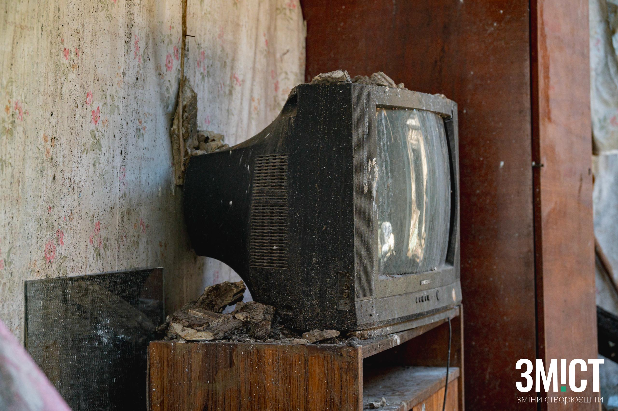 Наслідки російського обстрілу Полтави Ілюстративне фото