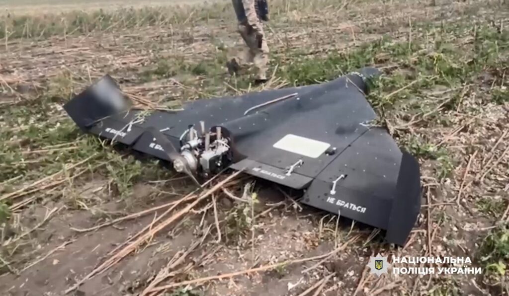 Місця падінь дронів на Полтавщині