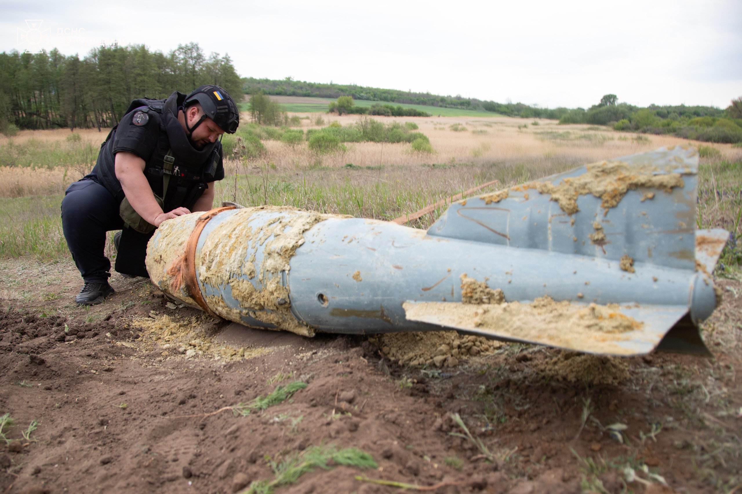 Російська керована авіаційна бомба на Запоріжжі