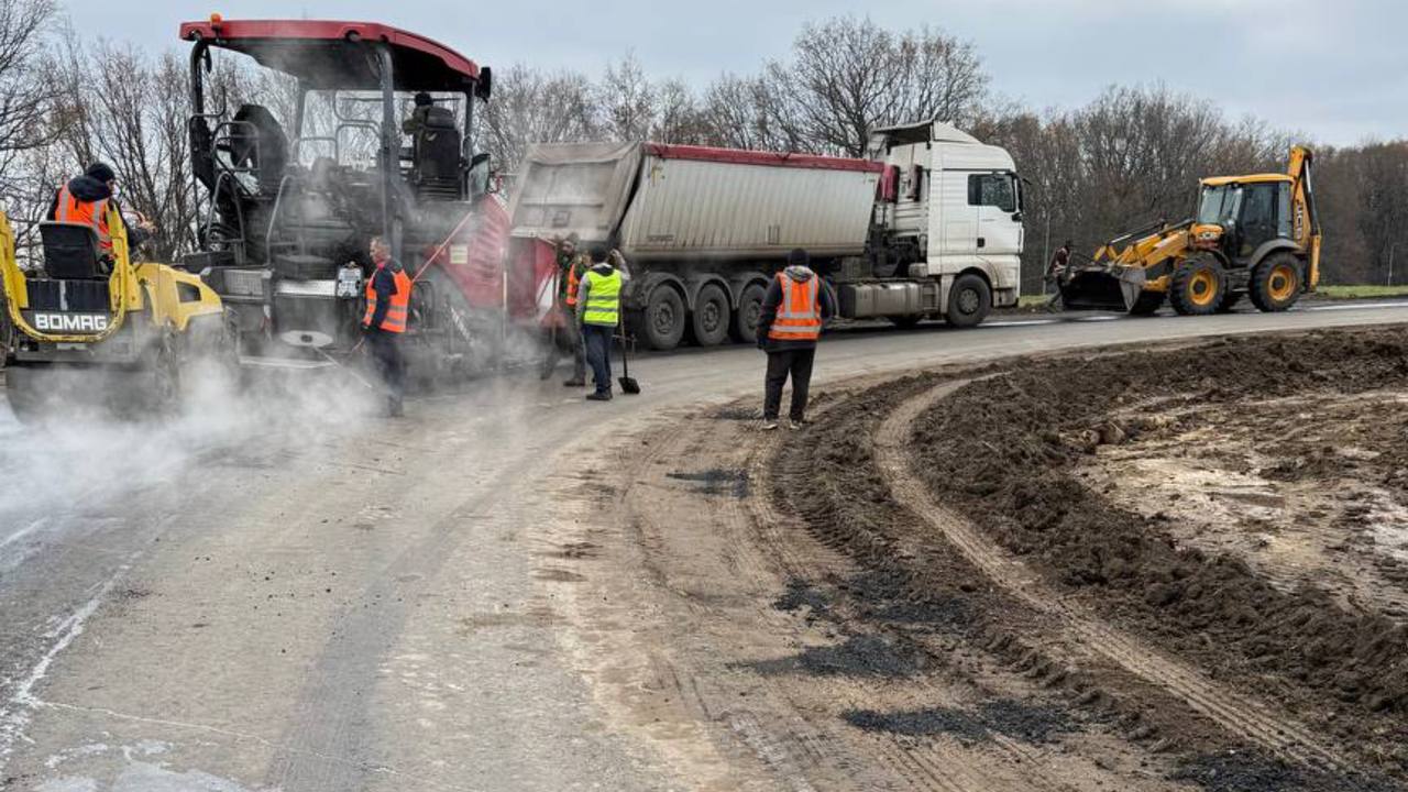 Ремонт доріг на Полтавщині