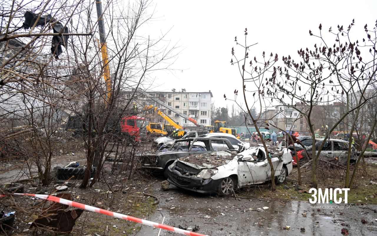 На місці обстрілу 1 лютого 2025 року