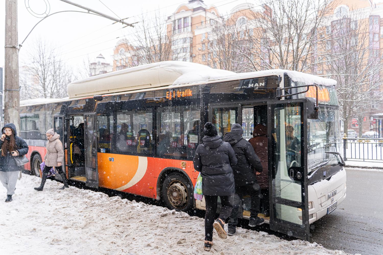 Нові автобуси у Полтаві