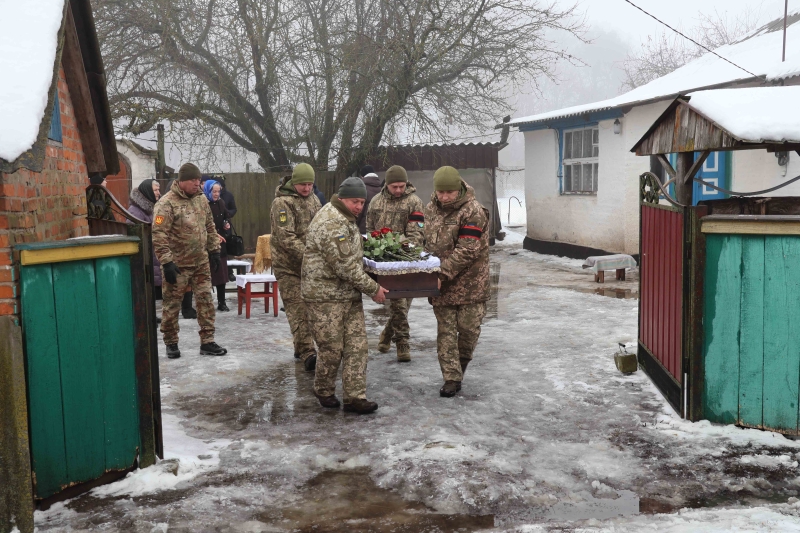 Прощання з воїном.