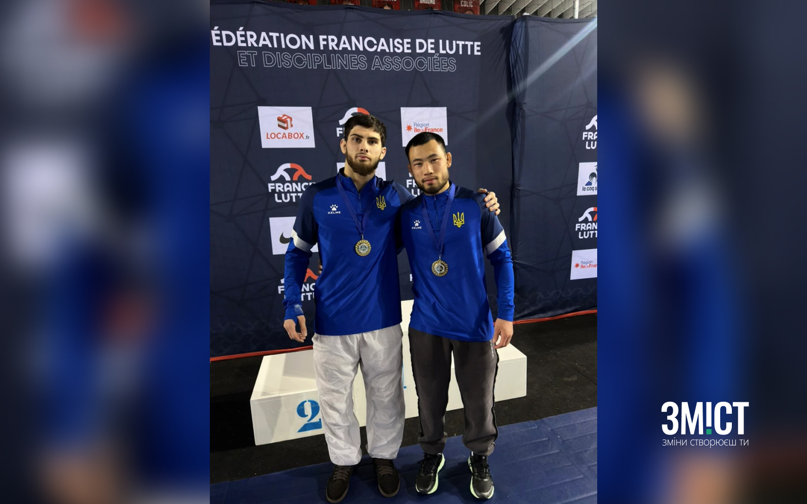 Борці Ірфан Мірзоєв та Максим Лю