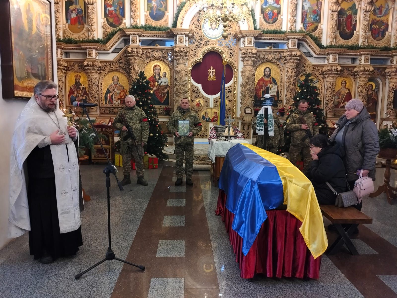 Прощання із воїном у Полтаві